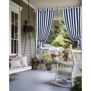 Strip Canvas Curtain - Heavy Duty Waterproof