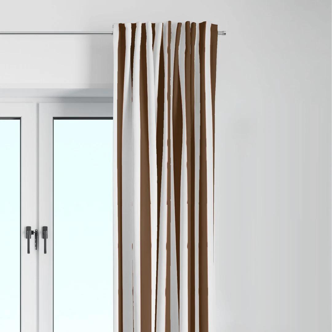 Strip Canvas Curtain - Heavy Duty Waterproof - Image 4