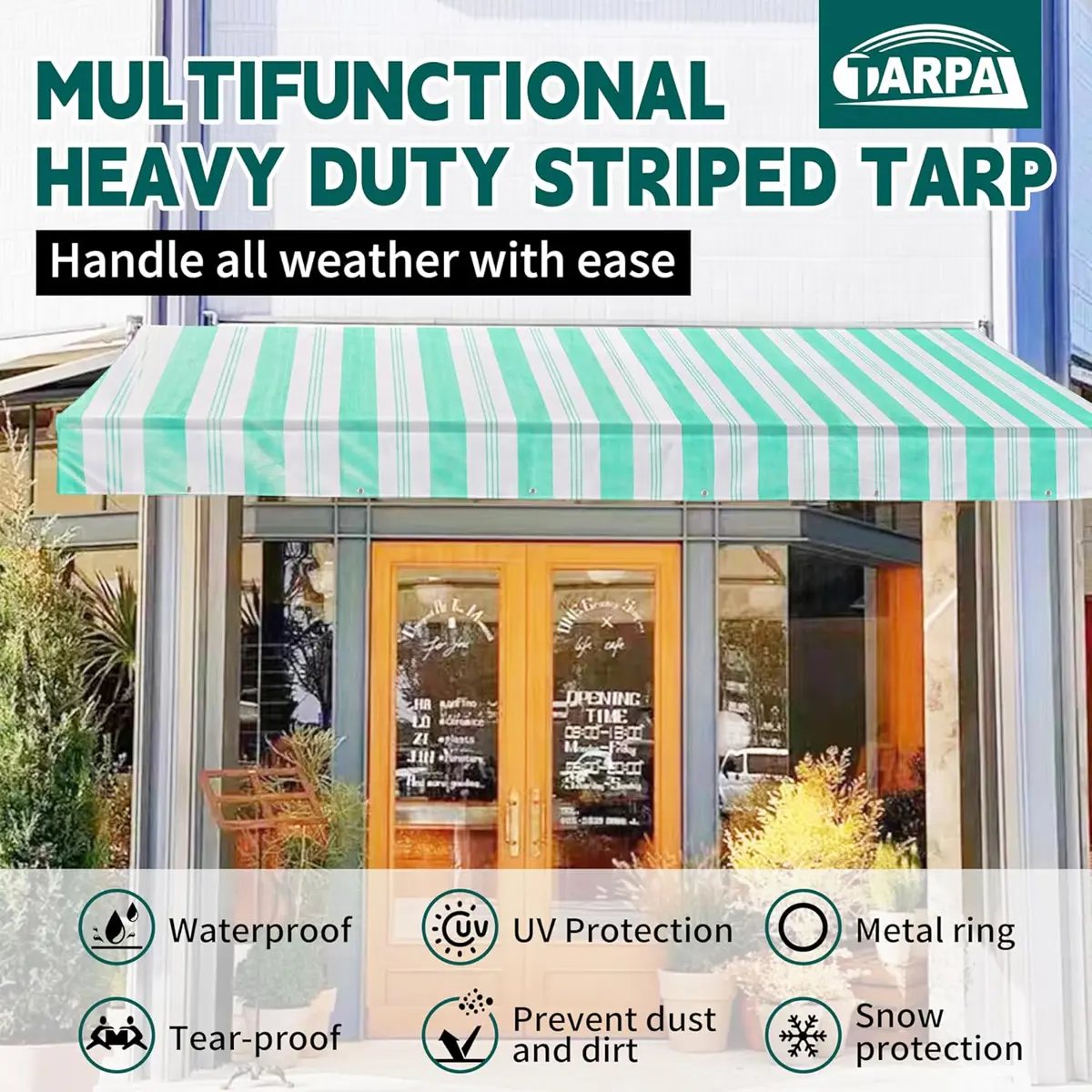Transparent PVC Strip Curtain - Heavy Duty Waterproof - Image 4