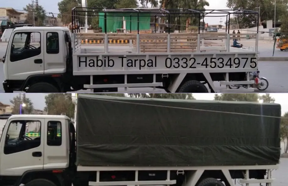 Military Truck Canvas Tarpal 100% Waterproof. - Image 3