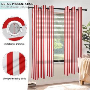Strip Canvas Curtain - Heavy Duty Waterproof