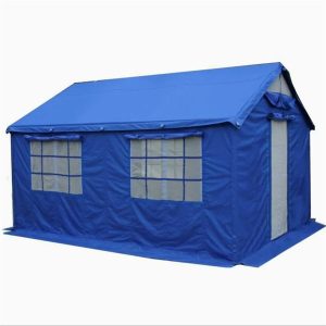 Steel Frame Outdoor Winter Blue Army Canvas Camping Military Tent