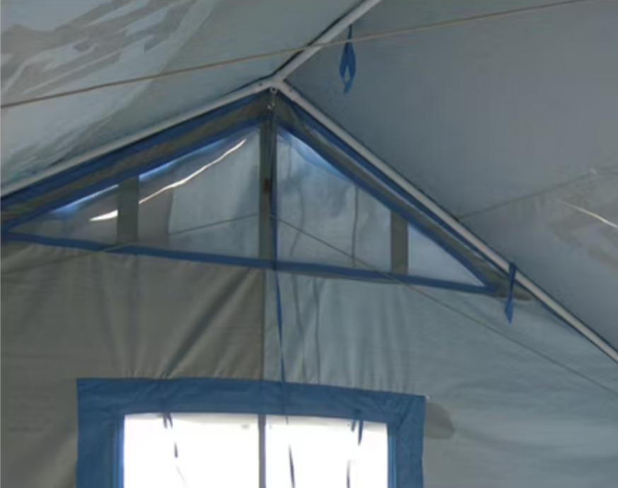 Steel Frame Outdoor Winter Blue Army Canvas Camping Military Tent - Image 4