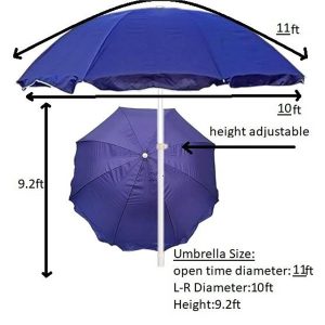 Outdoor Patio Umbrella - Heavy Duty Waterproof